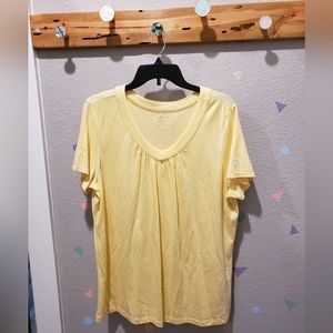 Yellow Christopher & Banks T-shirt